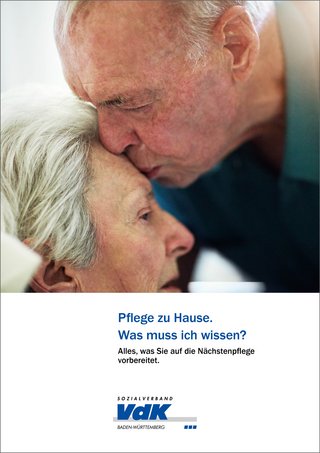 Cover der VdK-Broschüre Pflege zu Hause