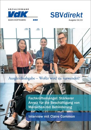 Cover von der Ausgabe 04/23 von SBVdirekt
